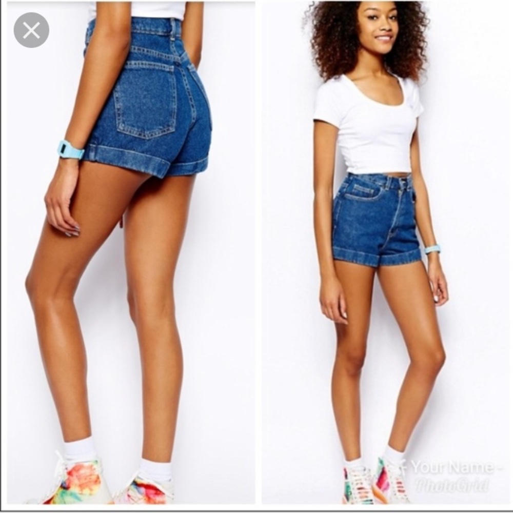 American apparel high waisted jeans